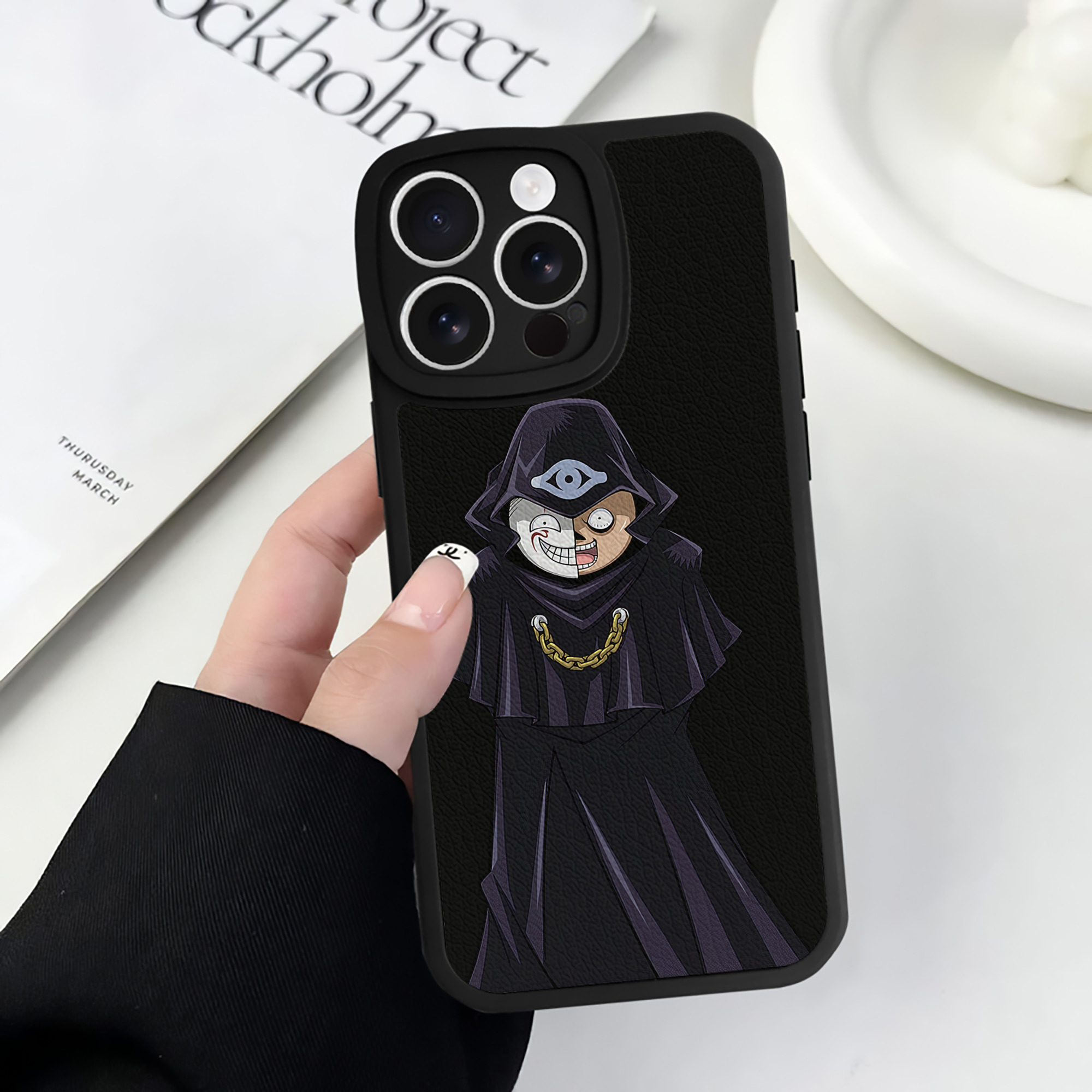 遊☆戯☆王 Yu-Gi-Oh! 【iPhone 16シリーズ対応】シリコンスマホケース（レザー調） 材質：シリコン